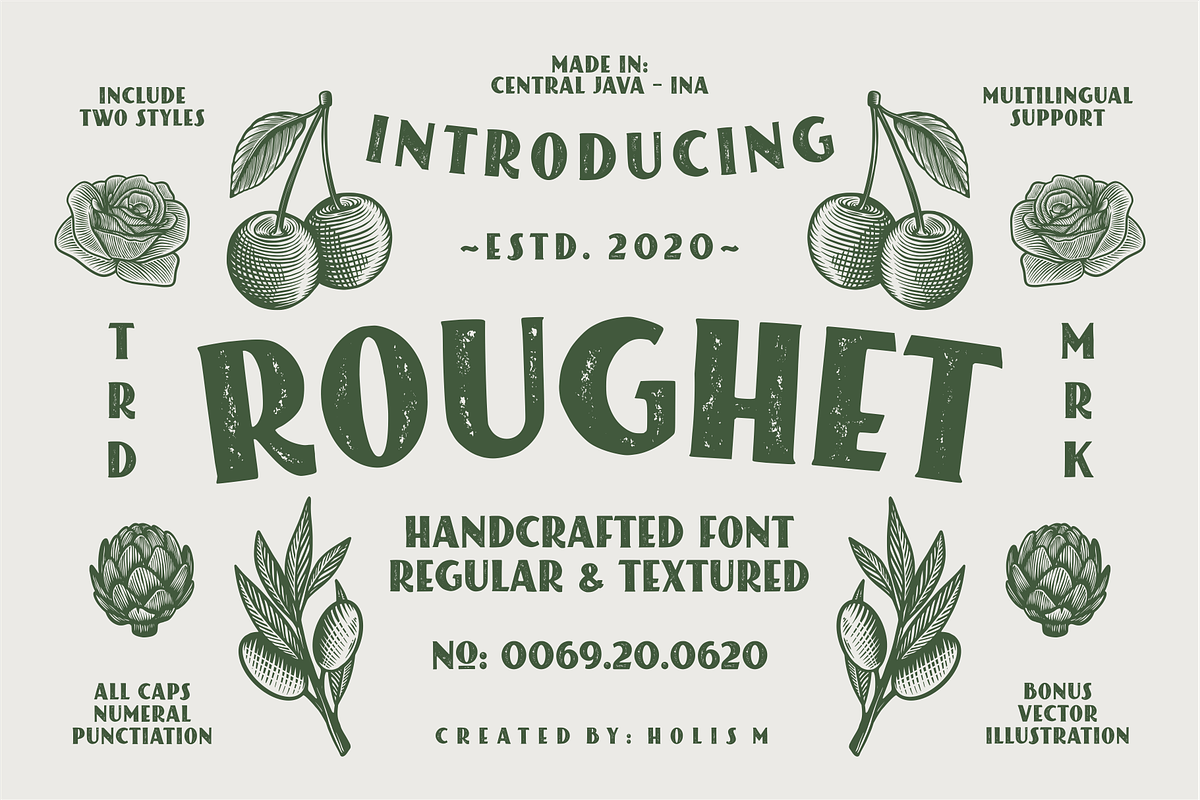ROUGHET ROUGH TYPEFACE