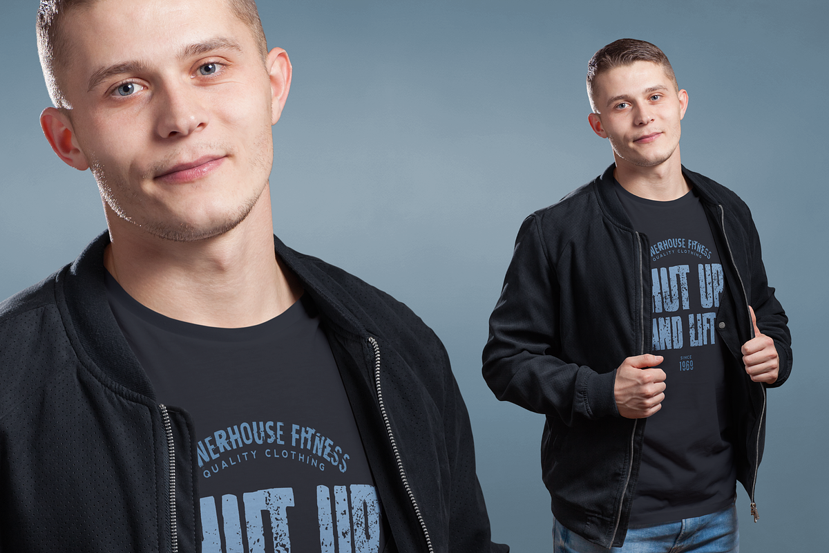 Mens Crew Neck T-shirt Mock-up, a Shirt Mockup by Mint Pixels (Photo 9 of 10)
