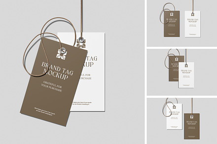 Brand Tag Mockup, a Product Mockup by HanaSaka_Studio