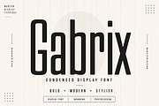 Gabrix – Modern Display Font, a Slab Serif Font by Wow Magic (Thumbnail 1 of 4)