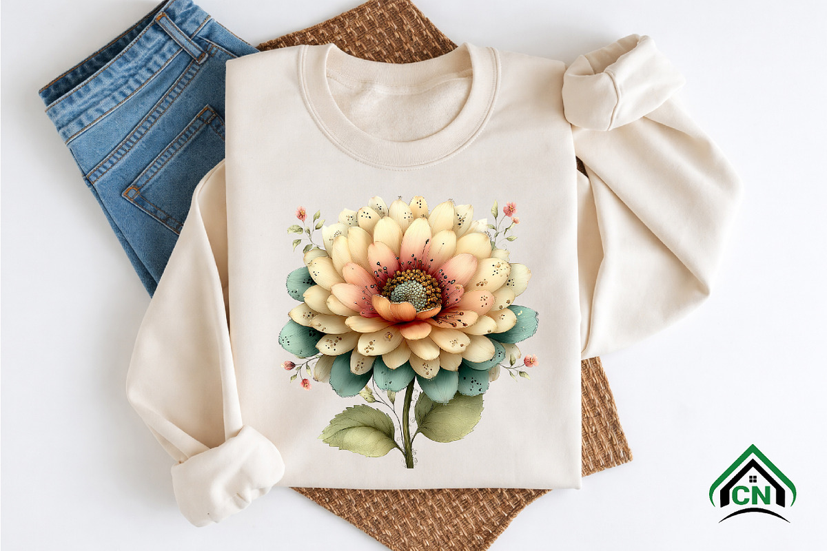 Tropical Whimsical Flowers Clipart, an Illustration by Craft Nest (Photo 8 of 12)