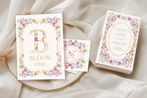 BLOOM Floral Wedding Set Wildflowers