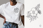 WILDFLOWER LINE ART, an Object Illustration by Kate Art (Thumbnail 15 of 22)