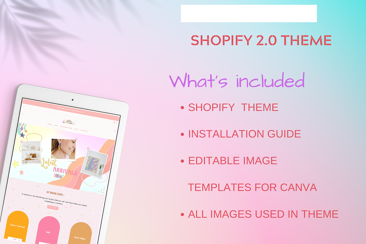 Pastel Shopify Theme, a Templates & Theme by Millennials Marketing (Photo 4 of 10)