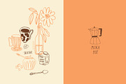 About Coffee and Tea, a Food Illustration by Annakniaz (Thumbnail 11 of 15)