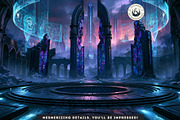 Glassborn Court Stained Backdrops, a Background Graphic by ThatsDesignArt (Thumbnail 3 of 15)
