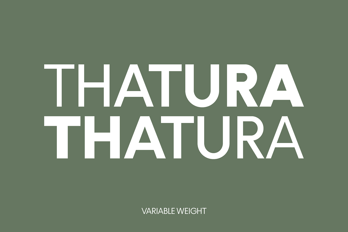Thatura Geometric Sans Font, a Sans Serif Font by That That Creative (Photo 16 of 19)