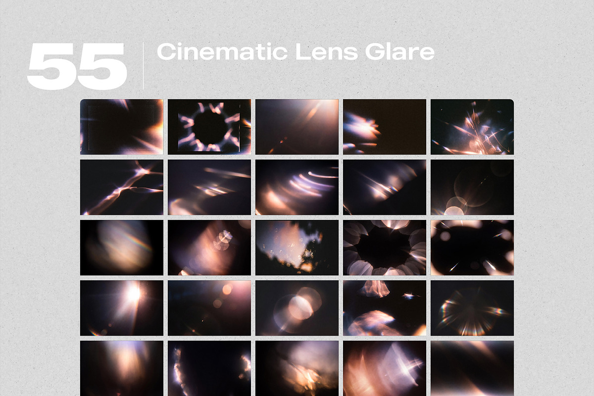 Cinematic Lens Glare Overlays, a Texture Graphic by PhotoSpirit (Photo 8 of 8)