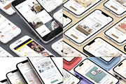 3D iPhone Presentation Mock-Up Bun 3, an iPhone Mockup by Graphicsworld125 (Thumbnail 1 of 15)