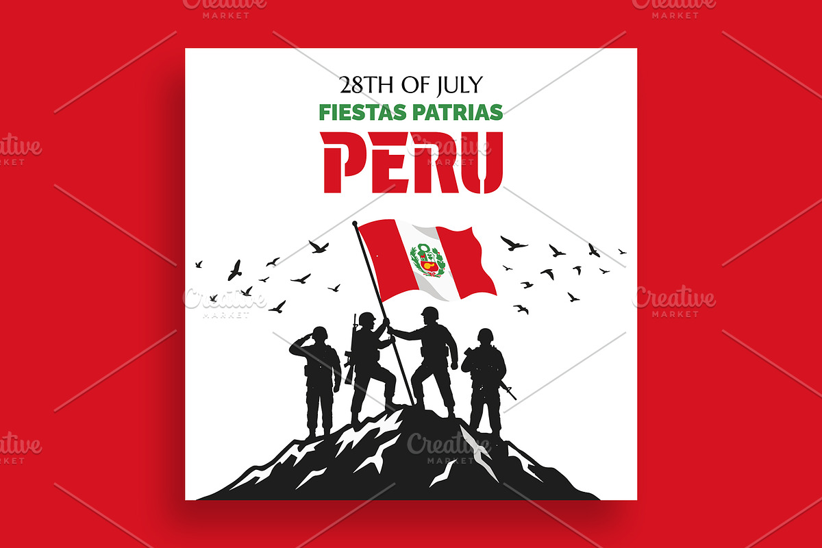 Fiestas Patrias de Peru Banner, a Social Media Template by nandinigraphics (Photo 1 of 3)