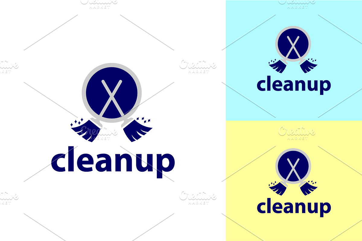Cleanup Logo, a Branding & Logo Template by zaqilogo