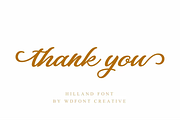 Hilland | Modern Stylish Font, a Script Font by WDfont (Thumbnail 5 of 5)