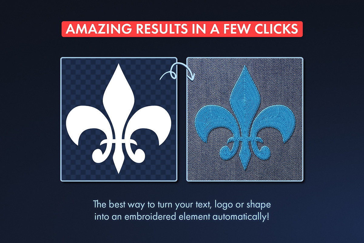 Realistic Embroidery PS Plugin, a Plug-in Add-On by Blacknull (Photo 2 of 12)