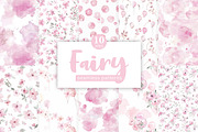 Fairy Digital Paper, a Pattern Graphic by GlamArtZhanna (Thumbnail 1 of 4)