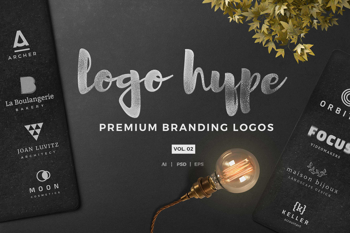 Branding logo premade modern kit, a Branding & Logo Template by Nues Design (Photo 1 of 12)