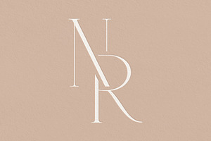 NR monogram