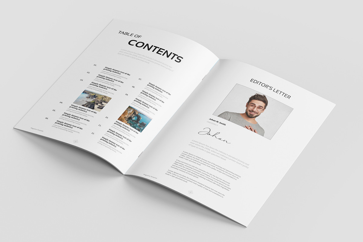 Multiple Magazine Layout, a Magazine Template by Amit Debnath