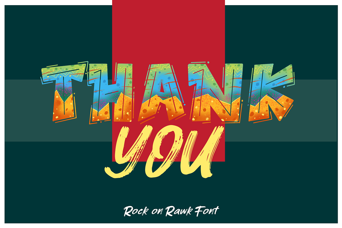 ROCK on RAWK | SVG Font Duo, a Symbol Font by D&K Project (Photo 9 of 9)