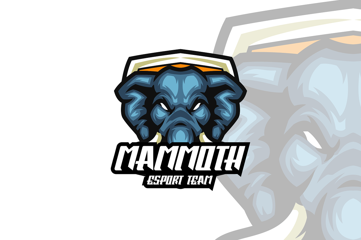 Mammoth Esport Logo Design., a Branding & Logo Template by VectorCraft