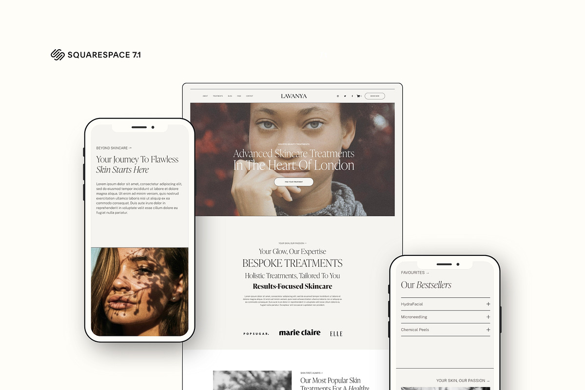 Squarespace 7.1 Website Template, a Squarespace Template by Iris Avenue Studio (Photo 2 of 7)