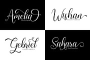 Glamour Script, a Script Font by Bosstype Studio (Thumbnail 4 of 7)