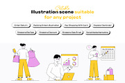 Shopping Illustration Pack, a Technology Illustration by orenjidesign (Thumbnail 4 of 8)