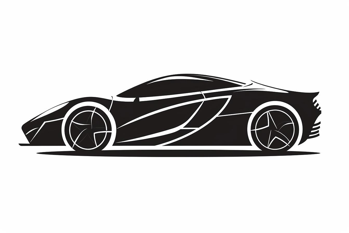 Black Sport Car Silhouette, an Illustration by BIPLOB EXPERT (Photo 3 of 13)