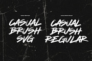 Casual Brush SVG Fonts, a Handwritten Font by tomatstudio (Thumbnail 6 of 7)