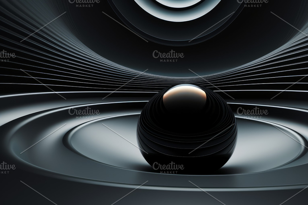 41 Black spheres illustrations, an Object Illustration by Handmadefont (Photo 2 of 41)