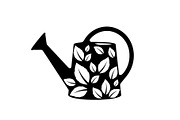 50 Garden Watering Can Silhouette bu, an Illustration by Designer_Momina (Thumbnail 38 of 51)