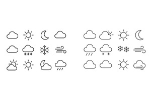 Set of web icons displaying various, a Technology Illustration by ZinetroN