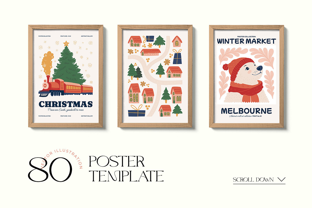 Modern Christmas.2 | WallArt Creator, an Object Graphic by Leleka.Store (Photo 4 of 20)
