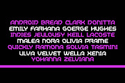 Galaxy Freedom - Futuristic Fonts, a Script Font by HIRO.std (Thumbnail 9 of 10)