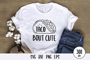 Tacos and Fiesta SVG Bundle, a Food Illustration by thefutive (Thumbnail 7 of 8)