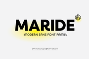 Maride Font Family, a Sans Serif Font by Ahmet Altun (Thumbnail 1 of 5)