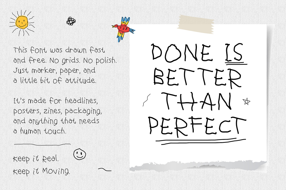 Lefthanded — Messy Handwritten, a Handwritten Font by Typehand Studio (Photo 5 of 10)
