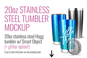 20oz Stainless Hogg Tumbler Mockup, a Product Mockup by SarahDesign (Thumbnail 6 of 7)