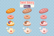 Sweet Bakery – Food Vector Set, a Food Illustration by moja doodle (Thumbnail 3 of 4)