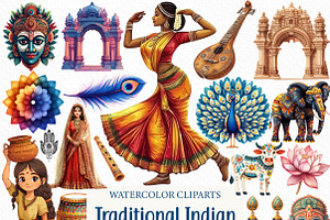 Traditional Indian Art, an Illustration by Craft Nest