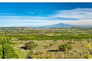 Panorama of sicily with mount etna and scordia town italy featuring etna, a Nature Photo by Leonid Andronov