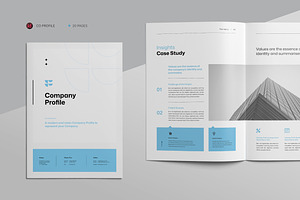 FLORA | Company Profile Template, a Brochure Template by KreateTribe