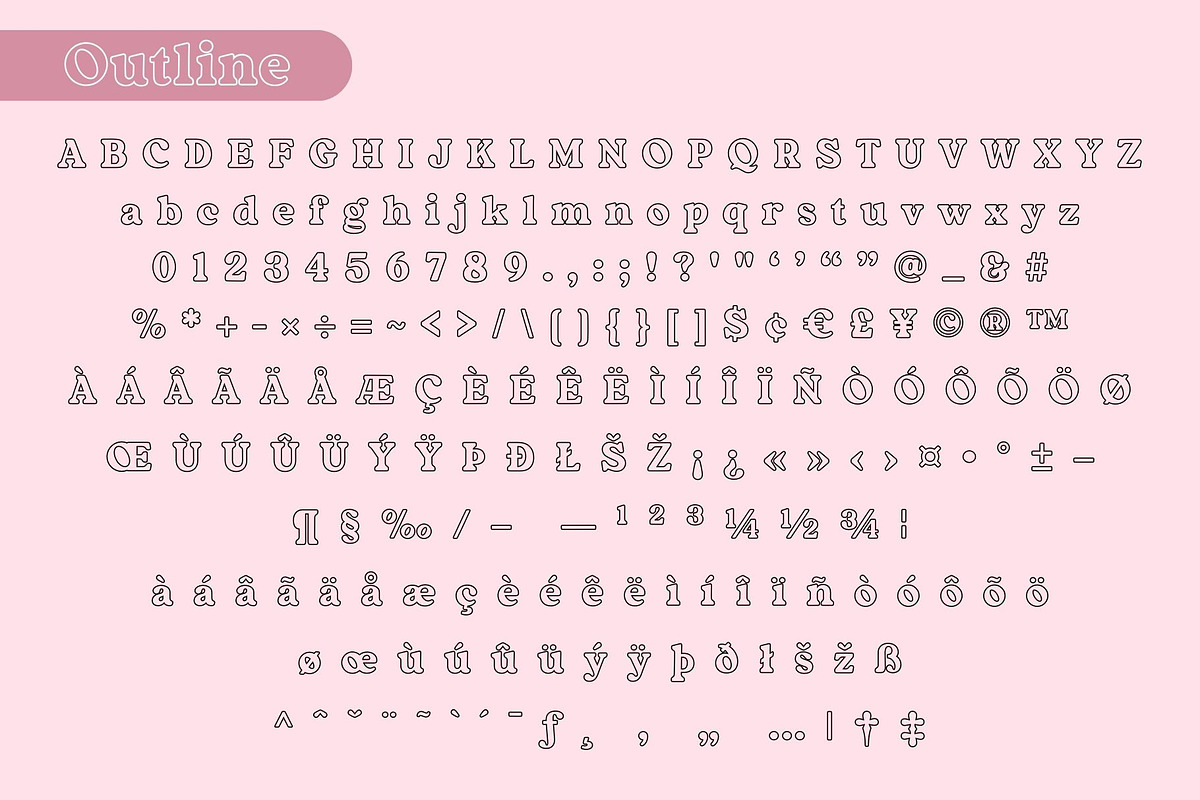 Fox Galloria : 4 Font Styles, a Serif Font by Fox7 By Rattana (Photo 12 of 14)
