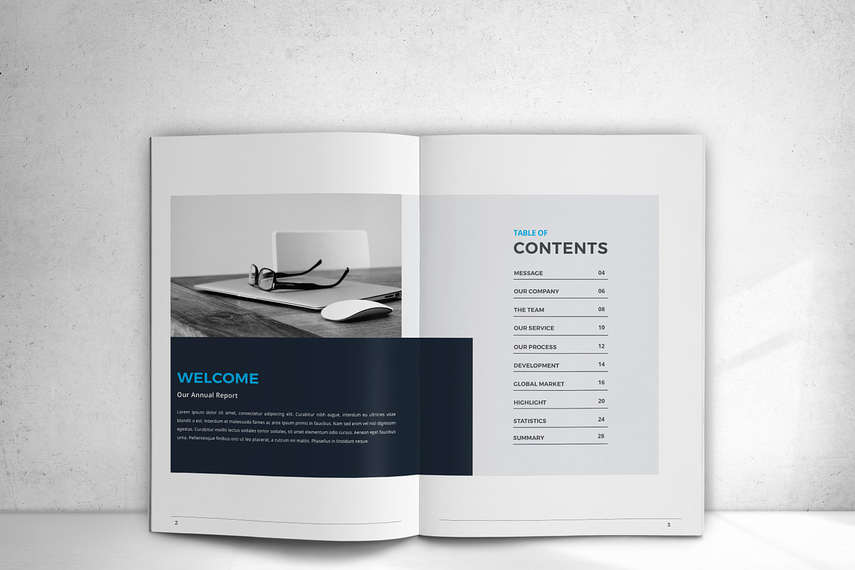 The Annual Report, a Brochure Template by design_pick (Photo 7 of 22)