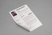 Modern Resume & CV Cover Template, a Resume Template by PixelStudio (Thumbnail 7 of 7)