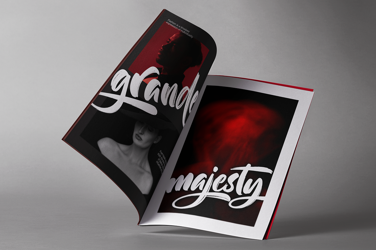 Brashty Brush Handlettering Font, a Font by Graphue (Photo 7 of 8)
