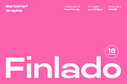 Finlado - Sans Serif Font Family, a Sans Serif Font by Bartama Graphic (Thumbnail 1 of 10)