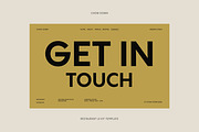 Chow Down | Restaurant UI KIT, a Landing Page Template by Skolastika Phoebe (Thumbnail 3 of 5)