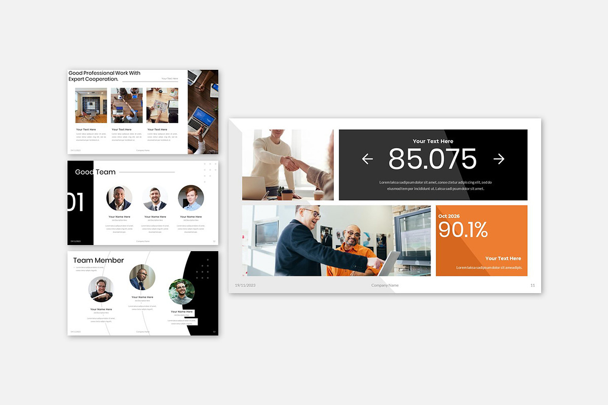 Yearly Report Annual Statistic PPT, a Presentation Template by Robs Daily Design (Photo 3 of 9)