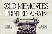 Distressed Sherlock – Elegant Serif, a Serif Font by Mahesans Co (Thumbnail 3 of 10)