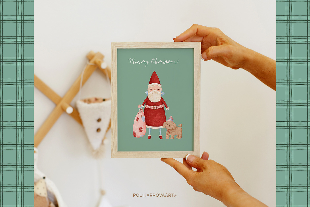 Christmas Tale - Cottagecore clipart, a Decorative Illustration by polikarpovaart (Photo 5 of 19)